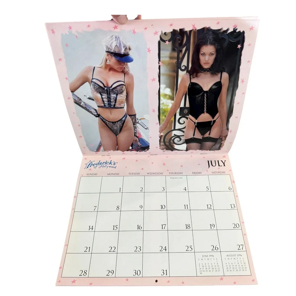 Fredericks of Hollywood‎ 1996 Calendar 50th Anniversary Edition Pinup Lingerie